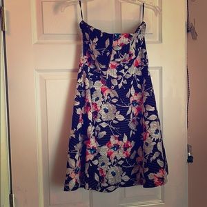 Strapless cocktail dress